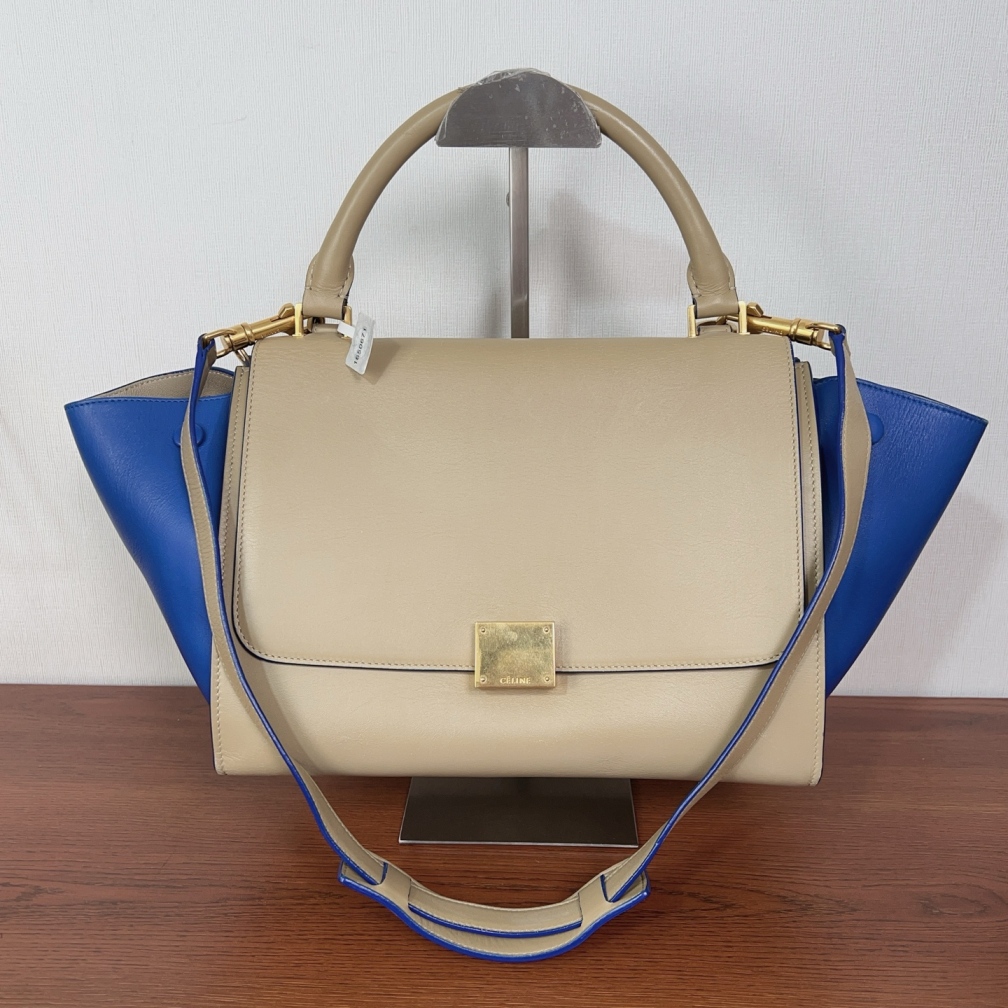 95新 Celine/思琳 celine赛琳秋千手提包mq234