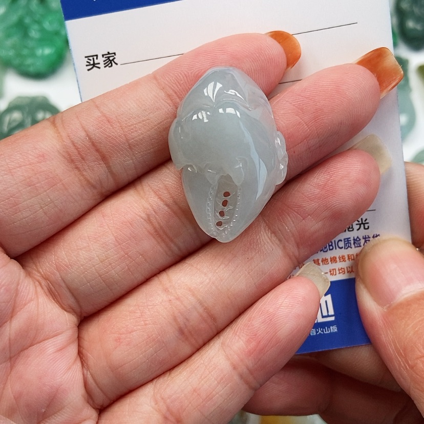 【闪购商品】翡翠颈饰未镶嵌有钱花