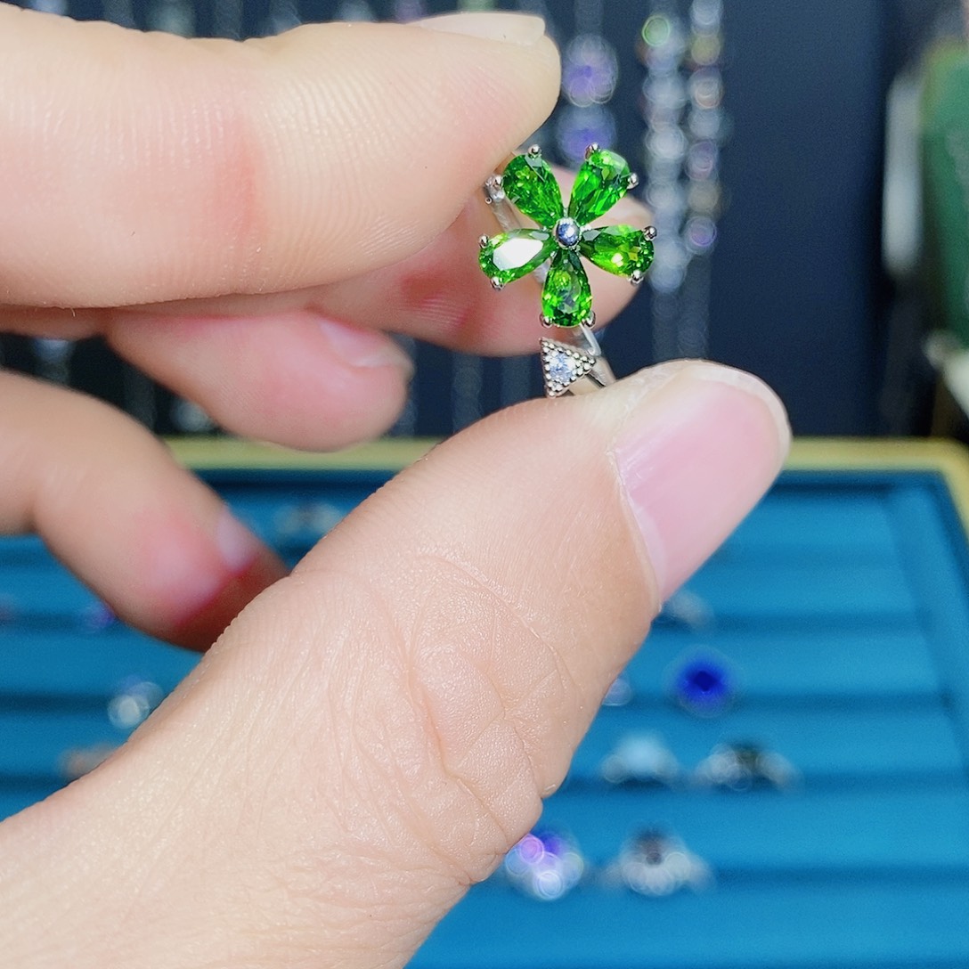 紫晶珠宝半成品银S925镶嵌