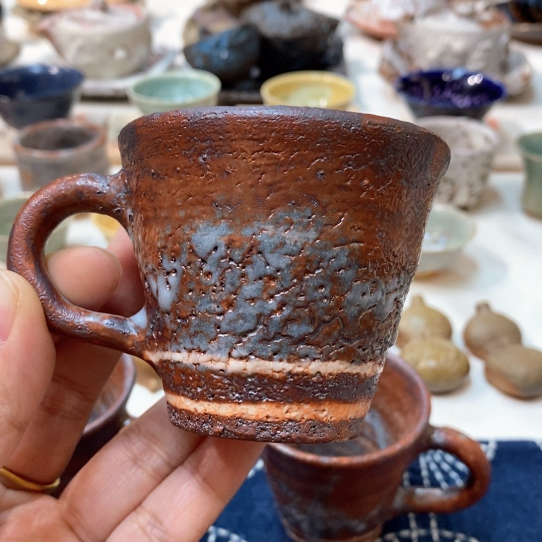 l****0柴烧侘寂粗陶茶具