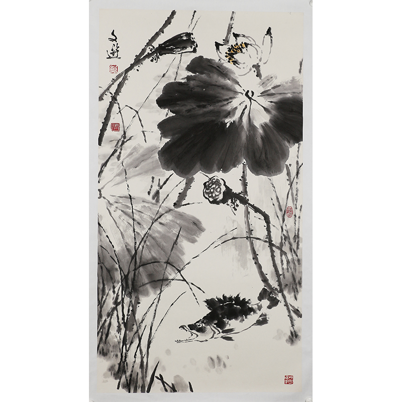 A287 汤文选绘画软片 53cm×100cm