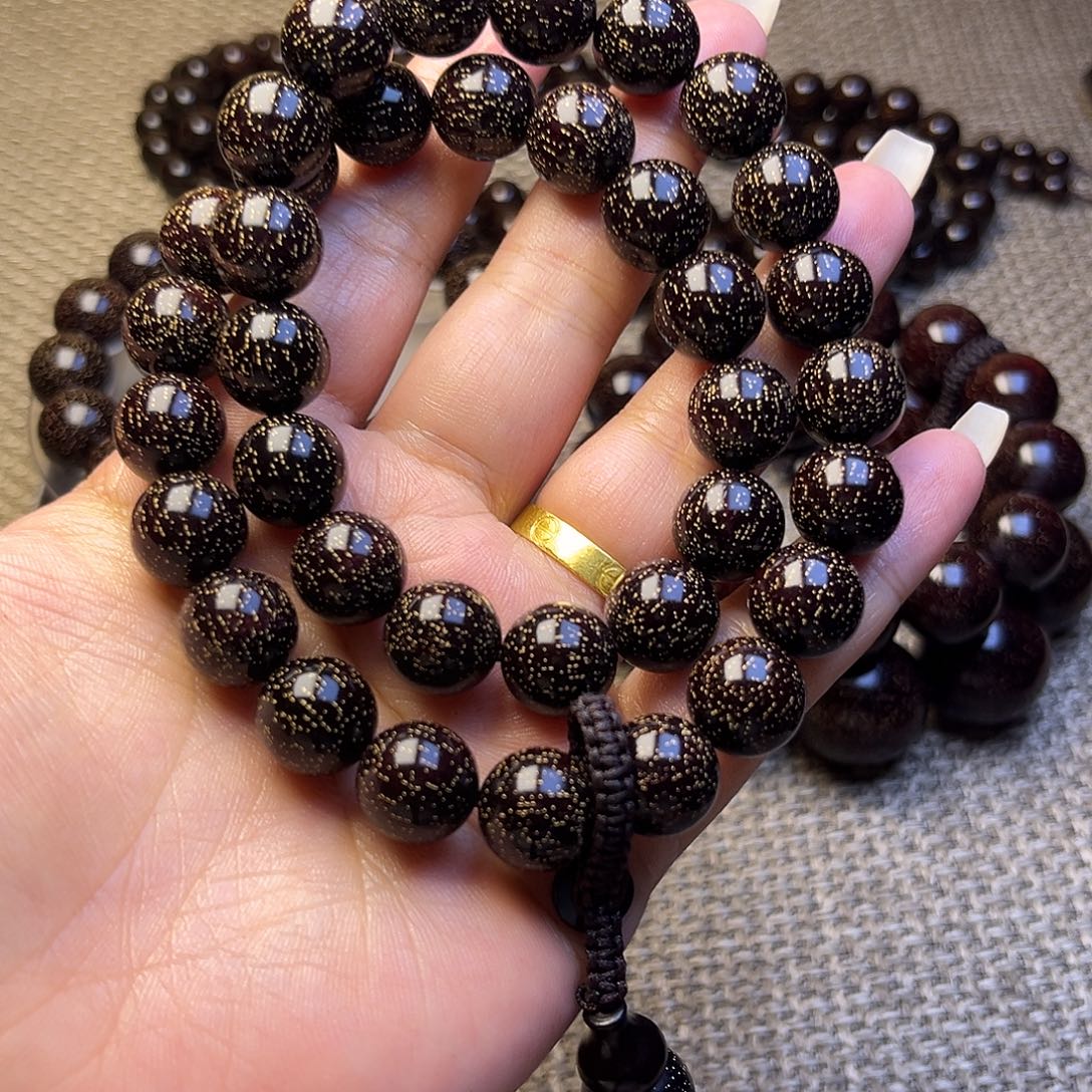 机***k檀香紫檀（小叶紫檀）1.2 36颗爆星