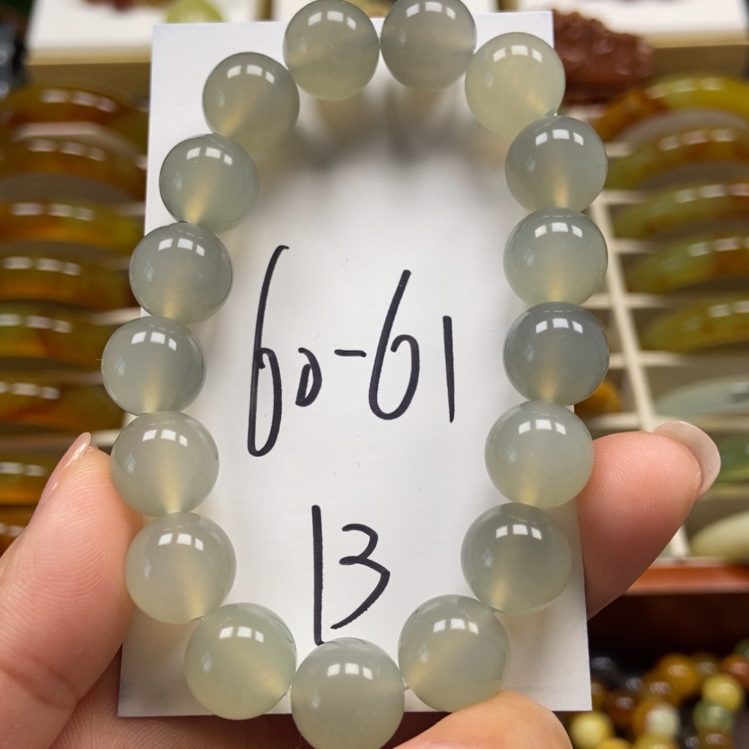 蛇纹石玉手串未镶嵌