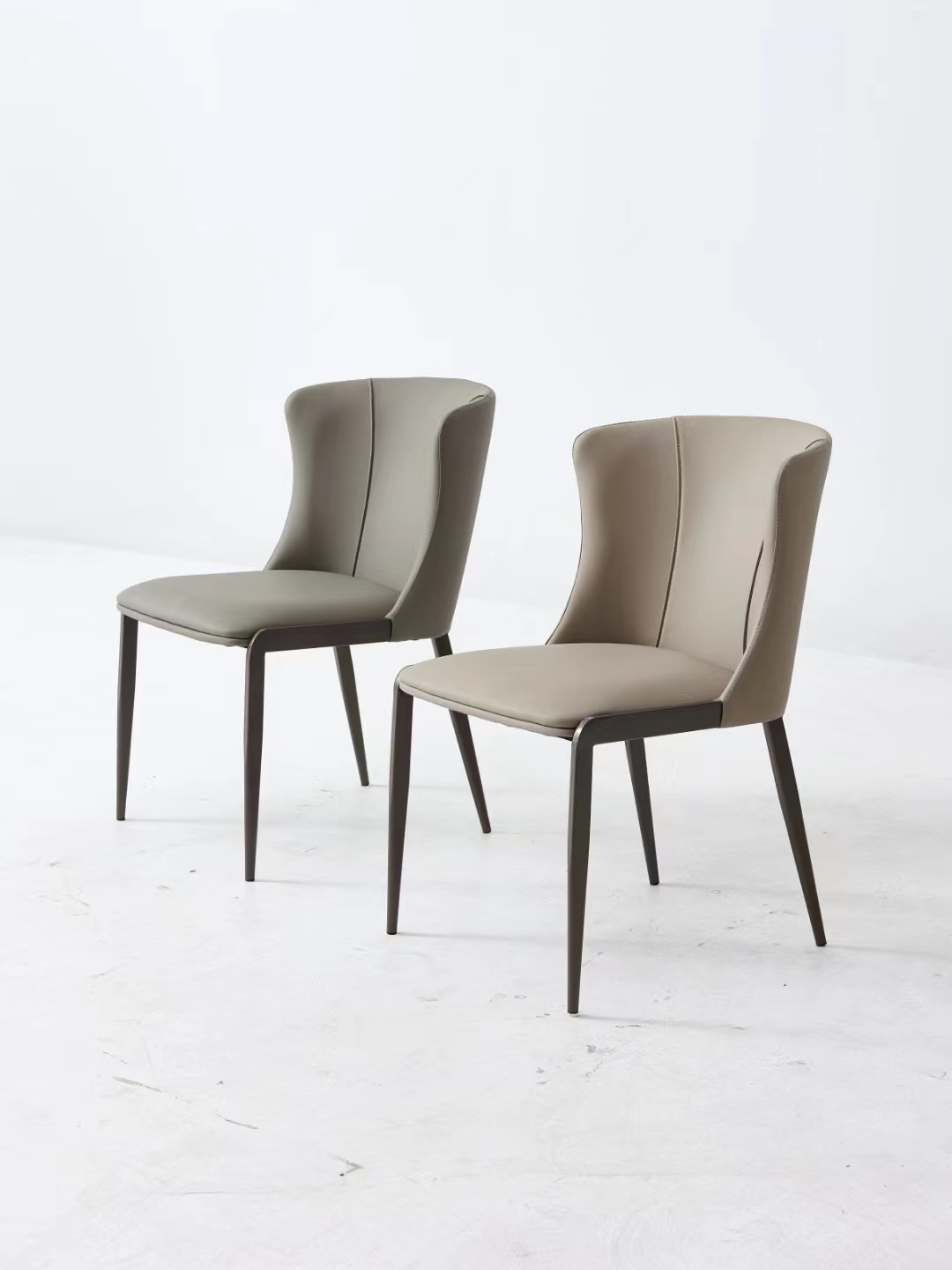 轻奢极简餐椅意式简约休闲椅靠背家用餐桌椅