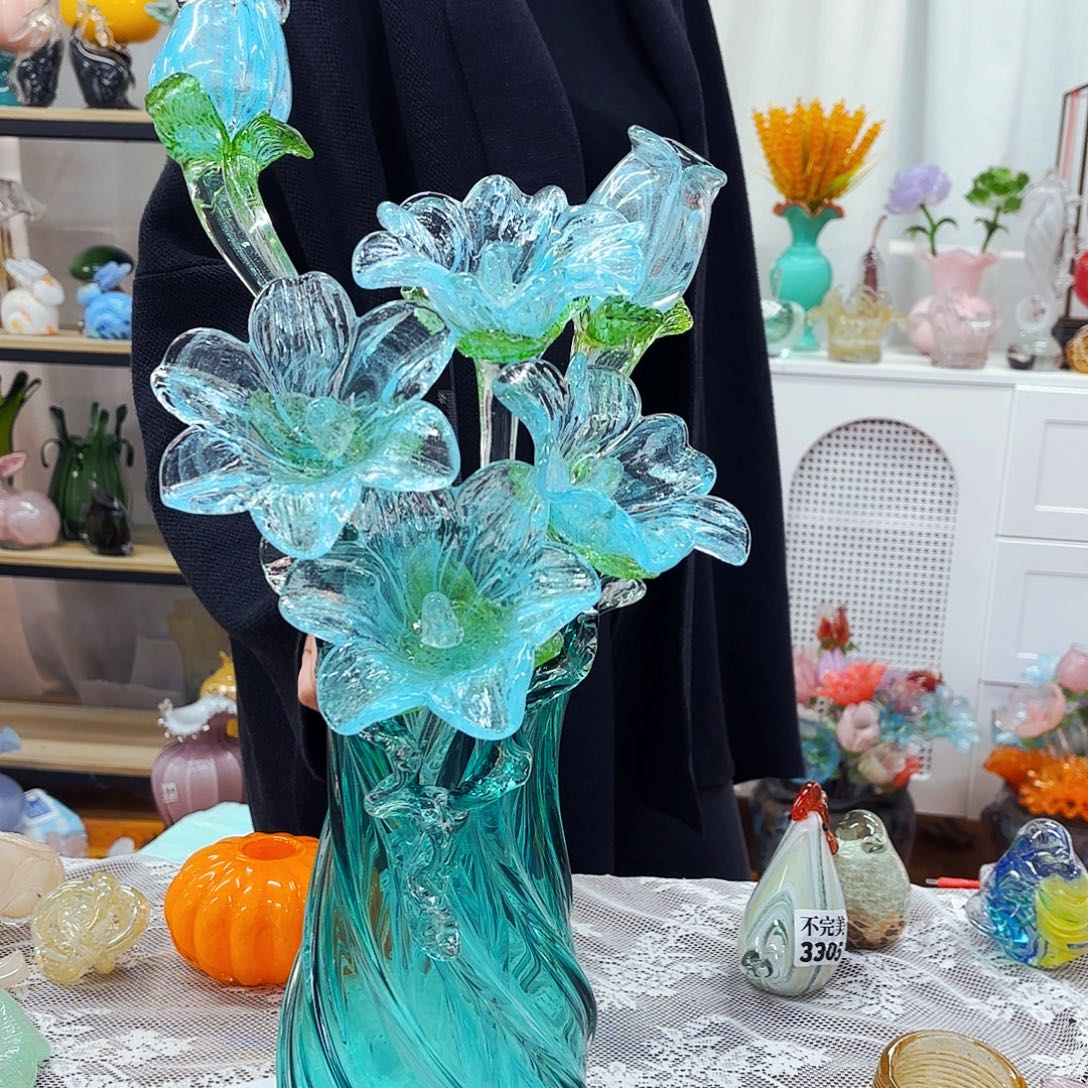 福利不退不换琉璃花瓶花器艺术品