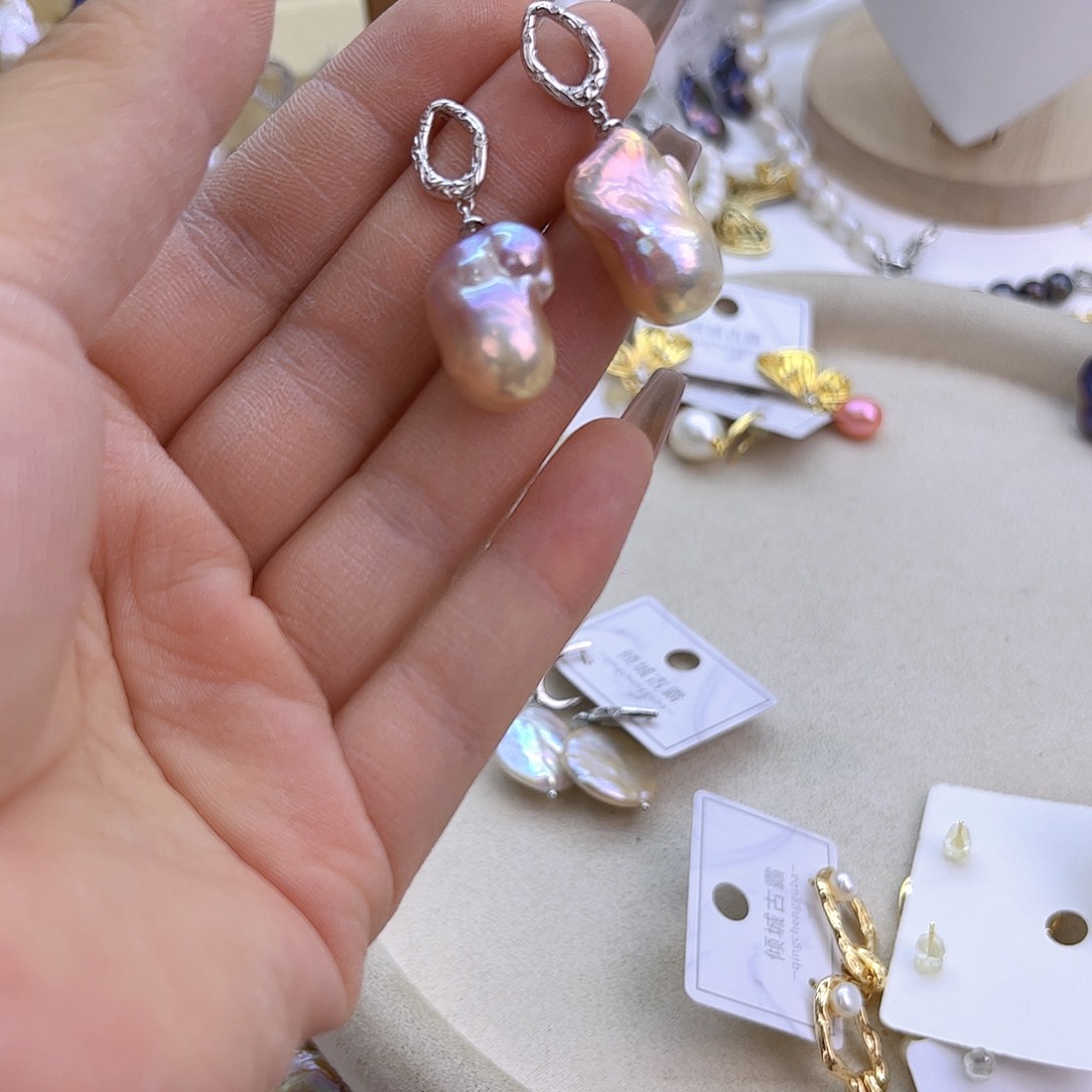 未镶嵌淡水珍珠项链定制609达***_