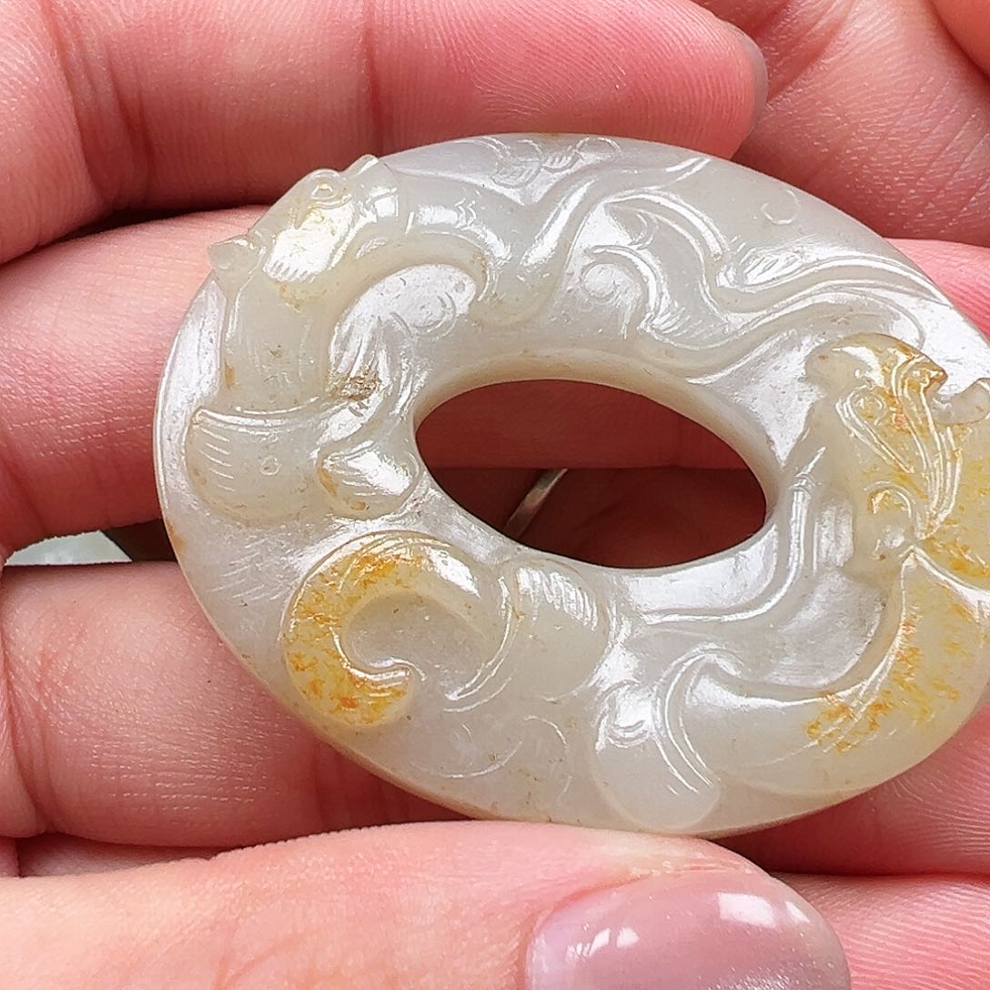 和田玉颈饰未镶嵌凤