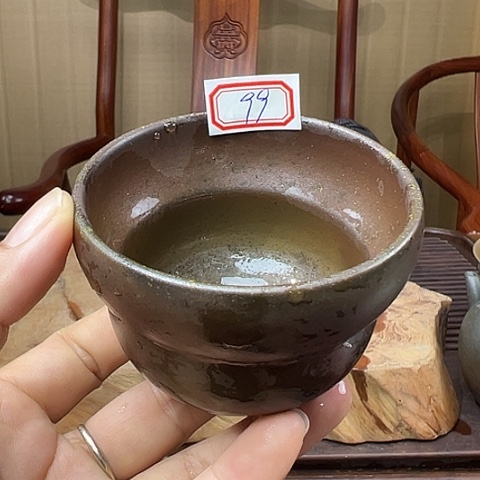 戬谷龙窑柴烧茶杯99