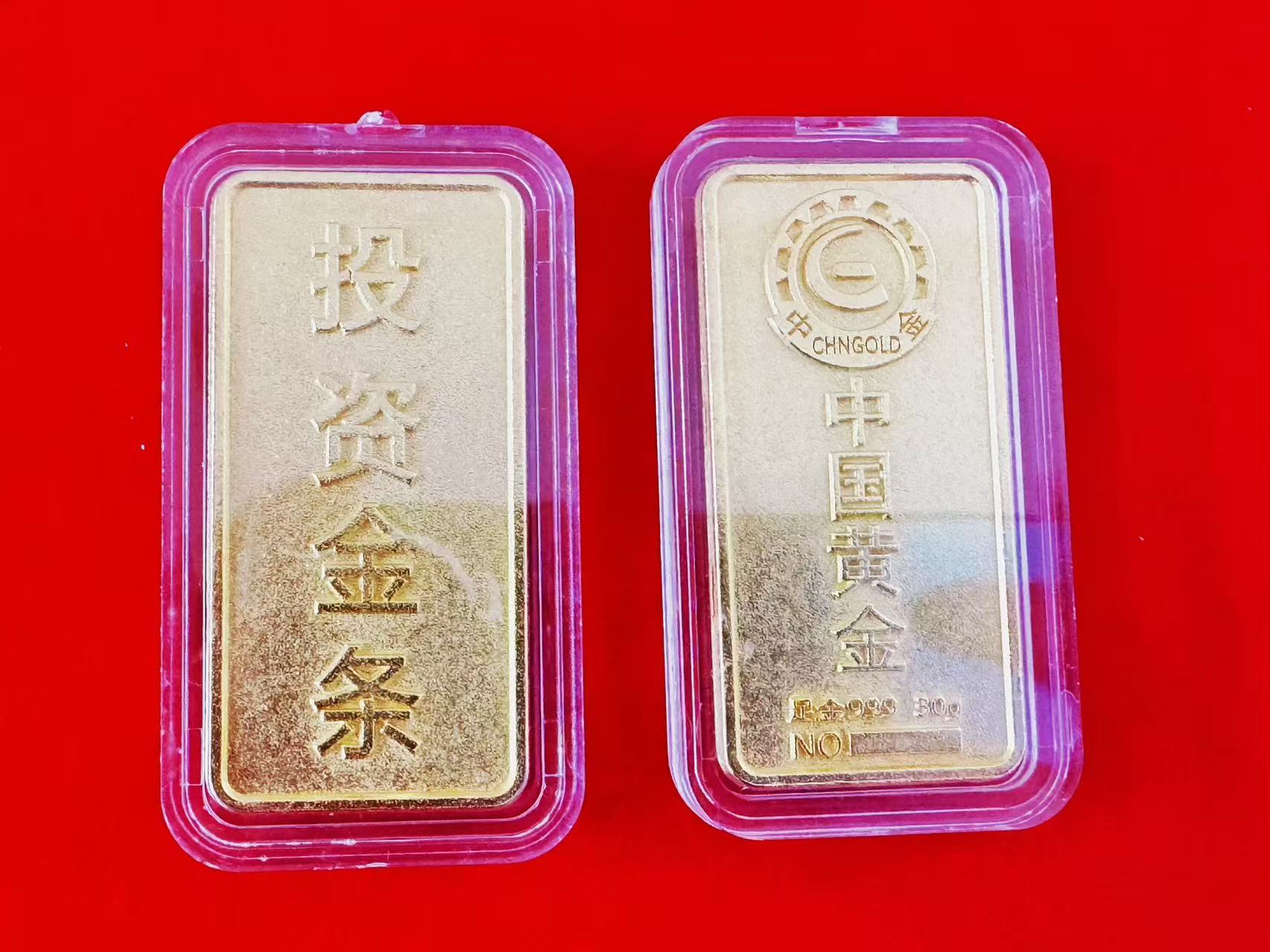 【小梦优选】足金999时尚金条30克【zip】