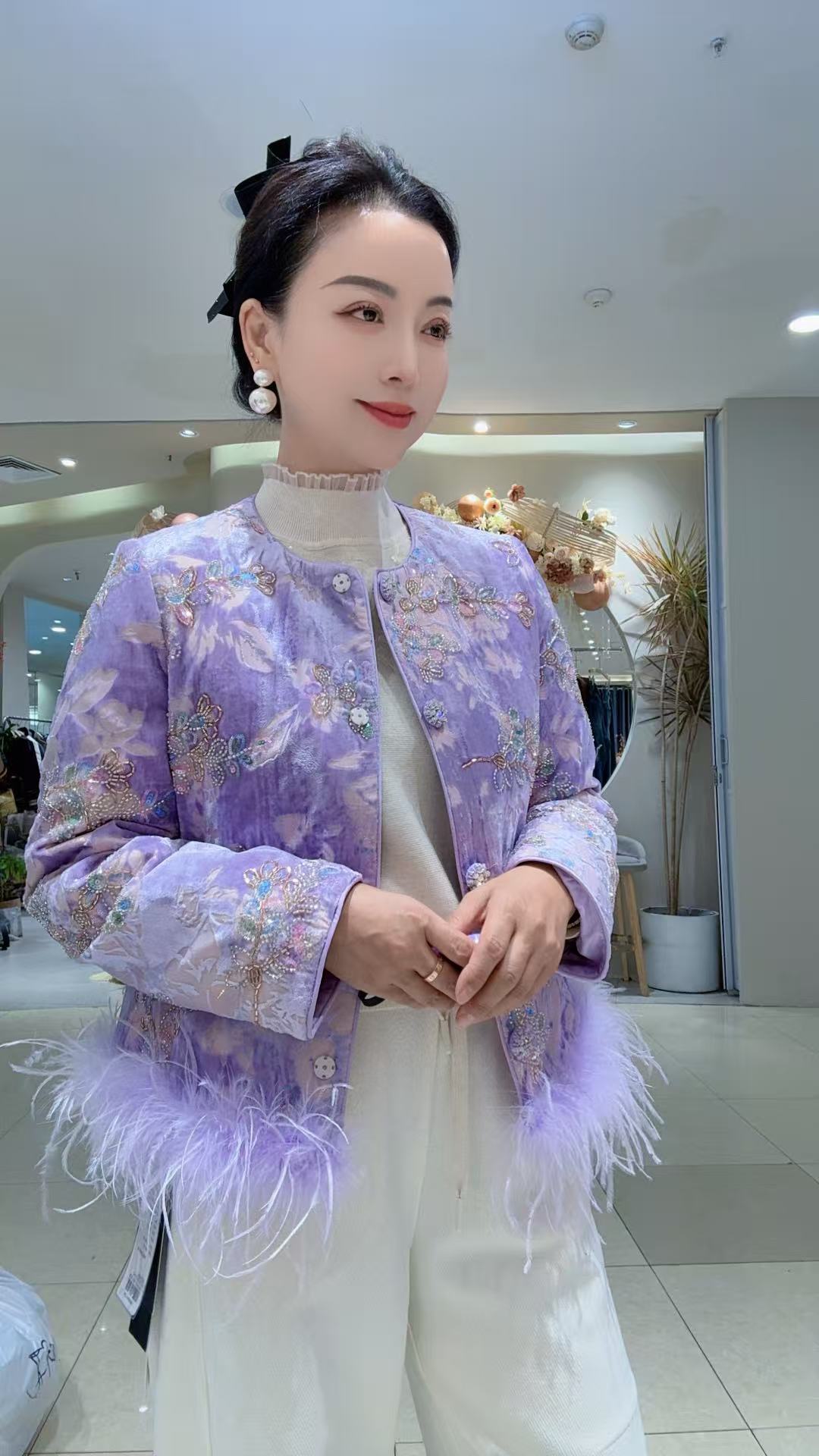 96109 欧货秋冬时尚短外套