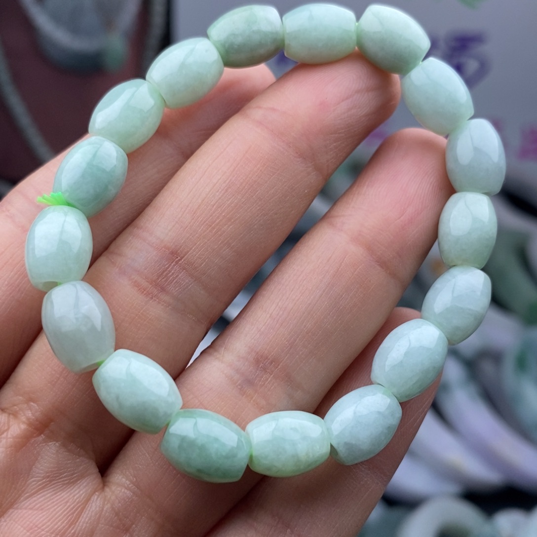 翡翠手链未镶嵌手串