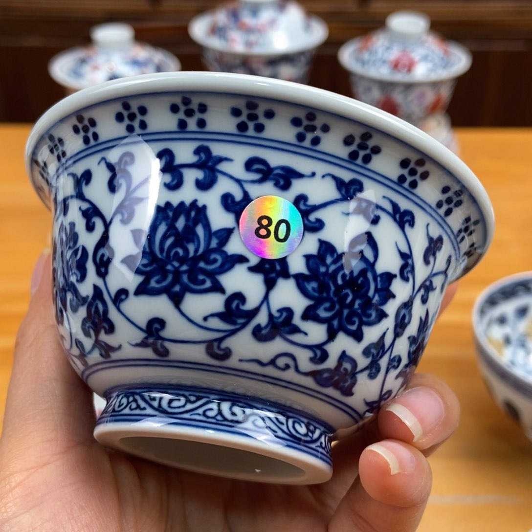 手绘现代茶具非古董