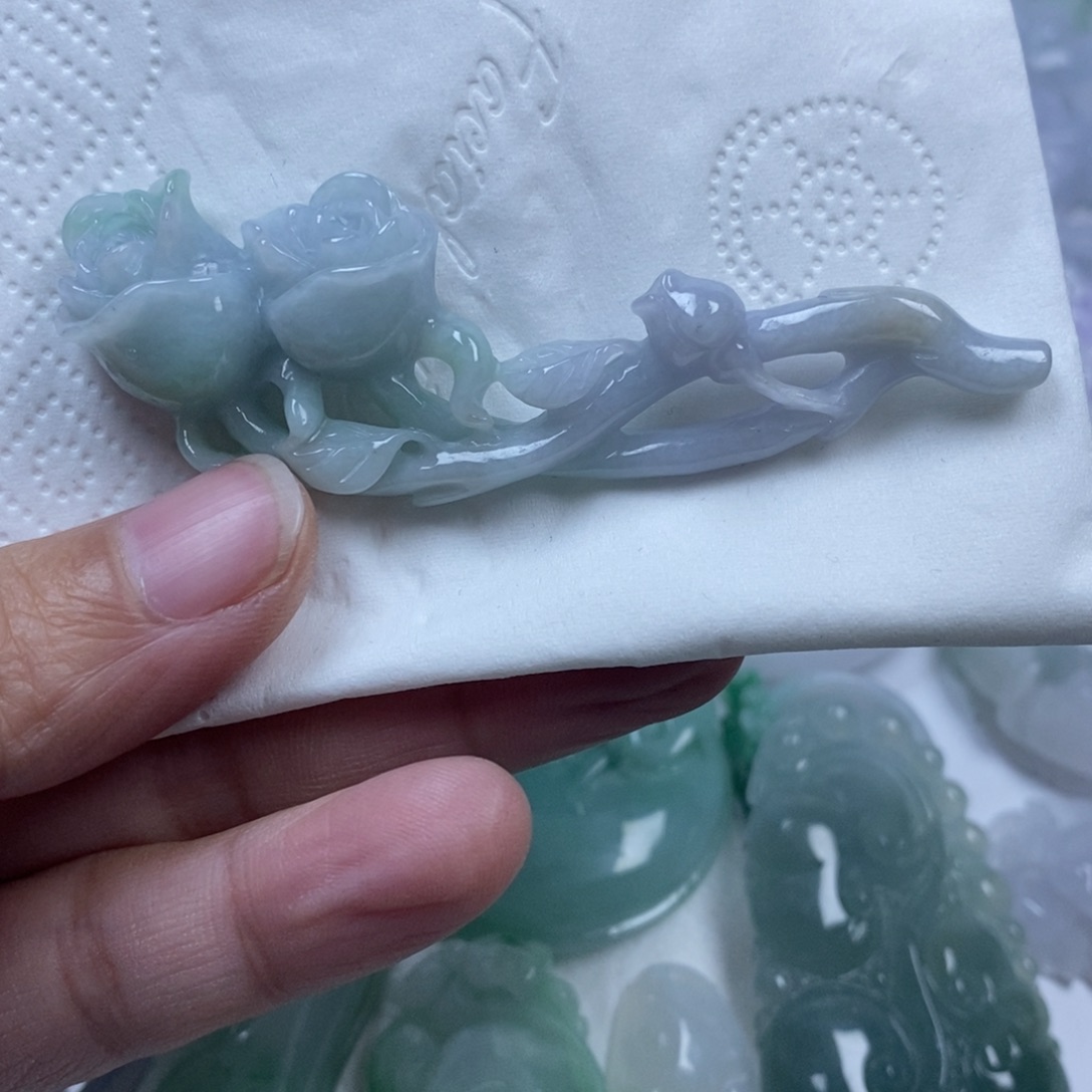 颈饰未镶嵌翡翠翡翠