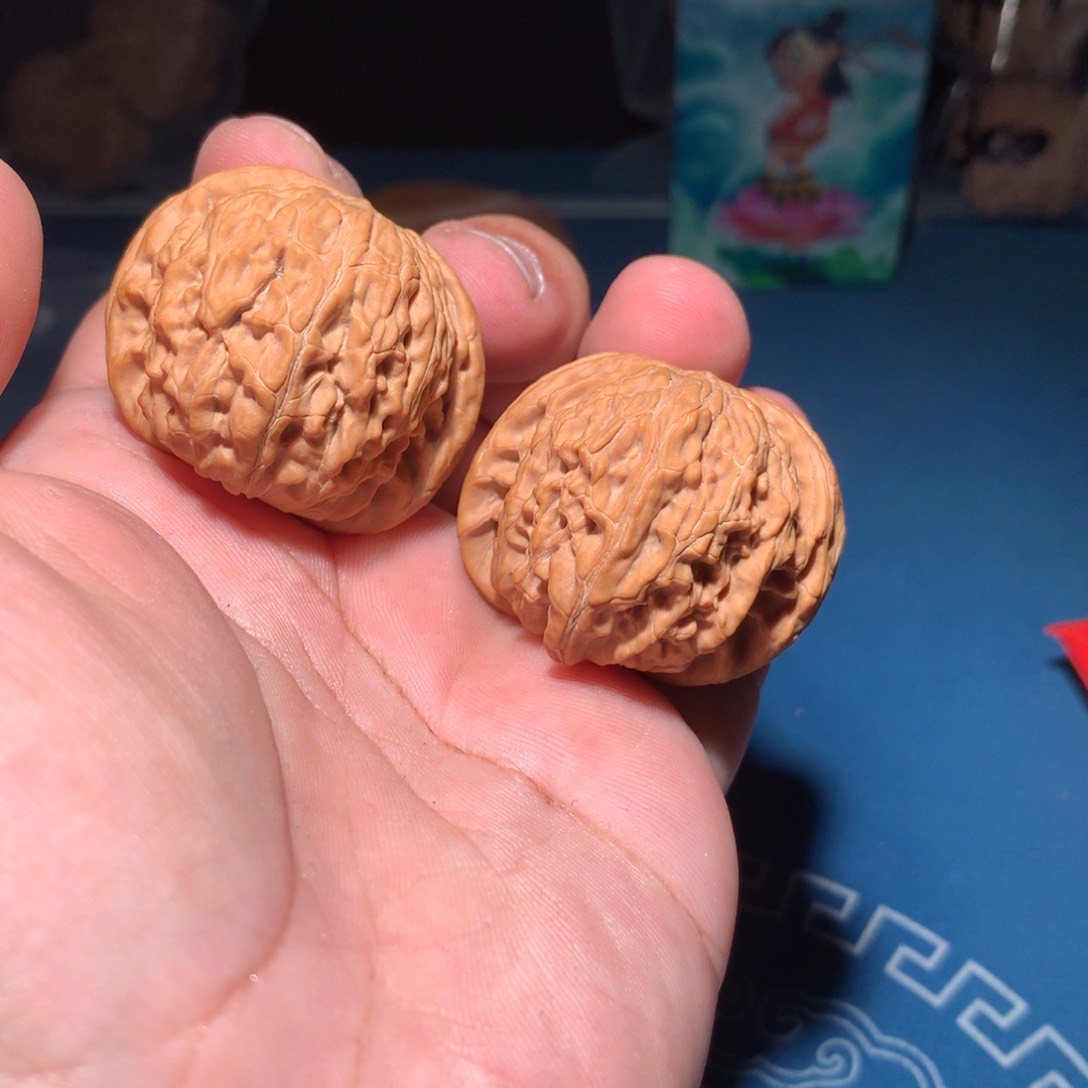 文玩核桃吊坠祖****方磨盘a59