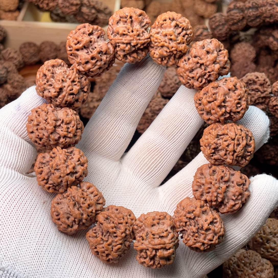 金刚菩提手串原生态一号矮桩梅花26mm