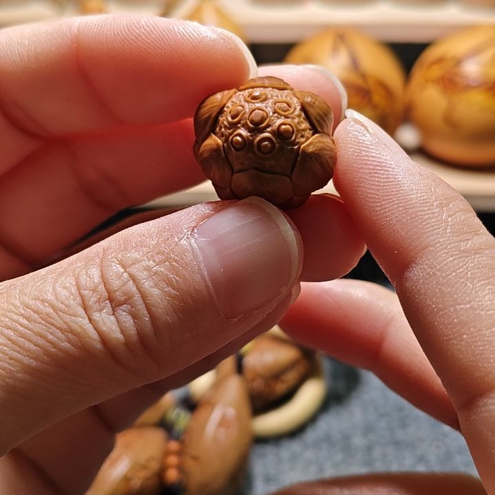 橄榄核手串/手链橄榄核核雕莲花