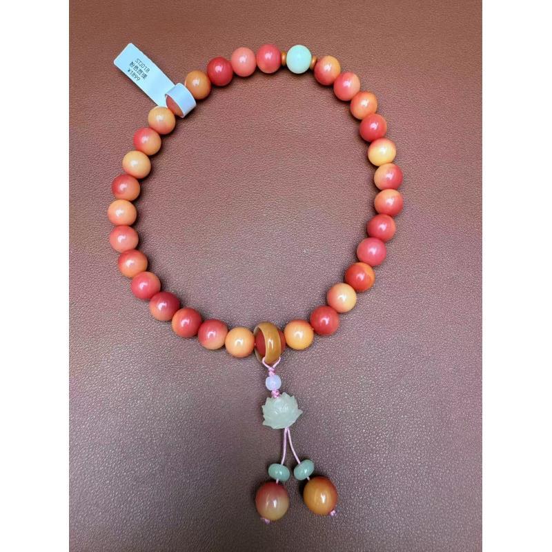 stj018粉色菩提双圈