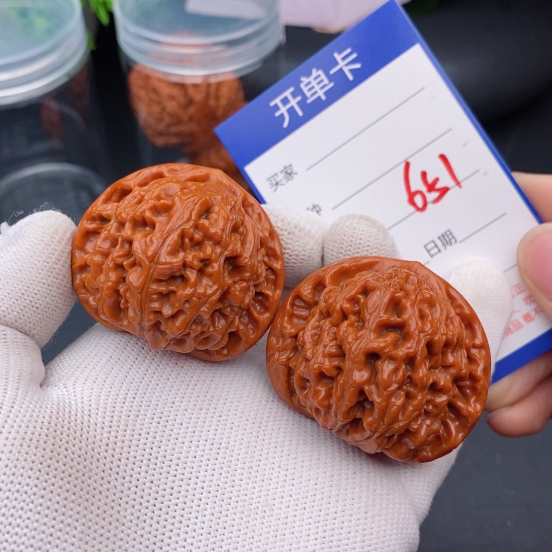文玩核桃把件44水龙纹651