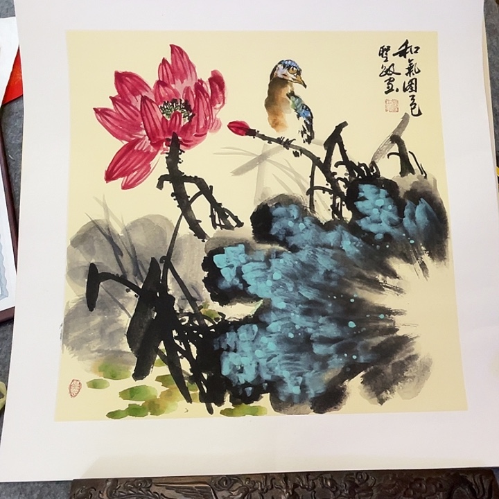 国画张圣敏先生纯手绘作品