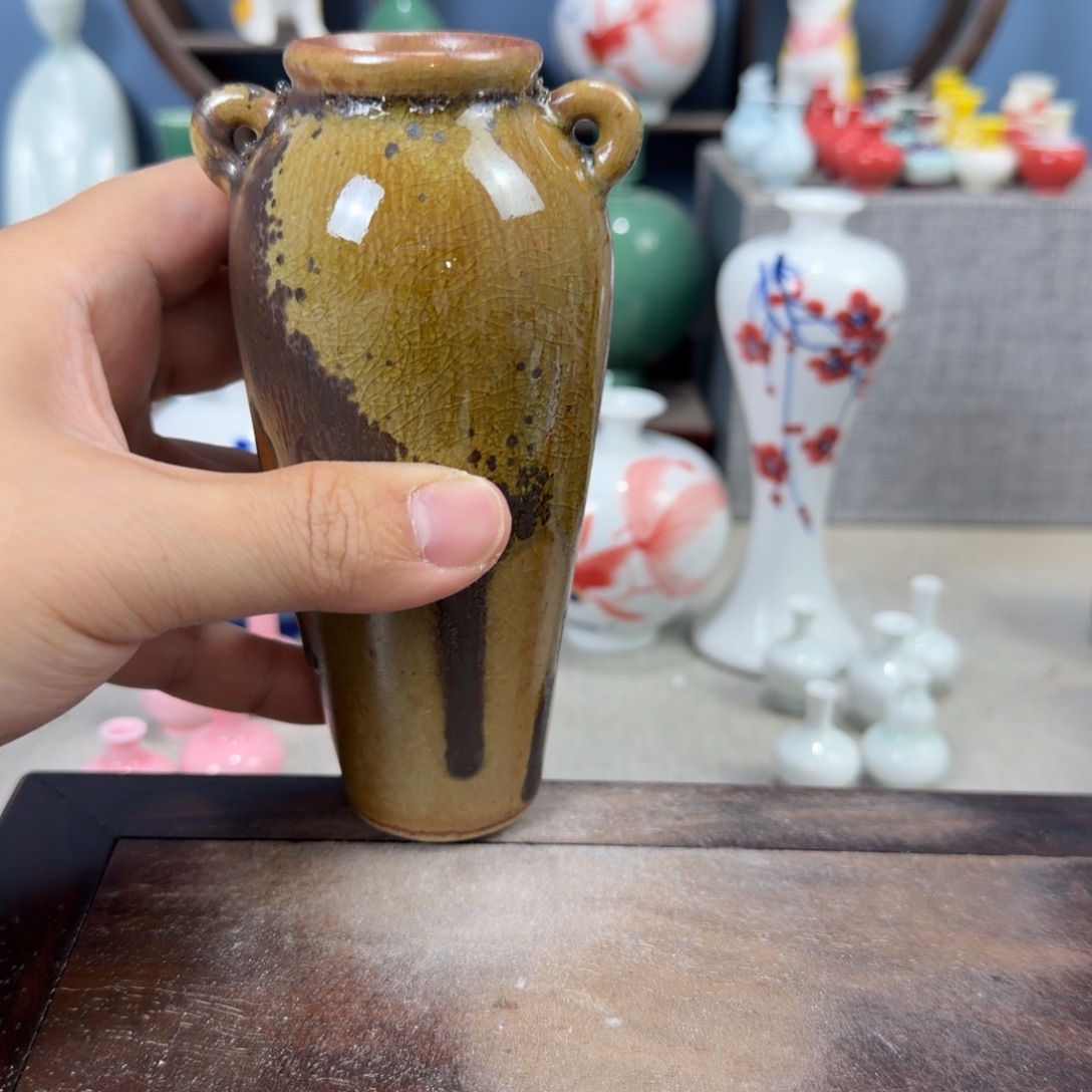 陶瓷手工小花器摆件