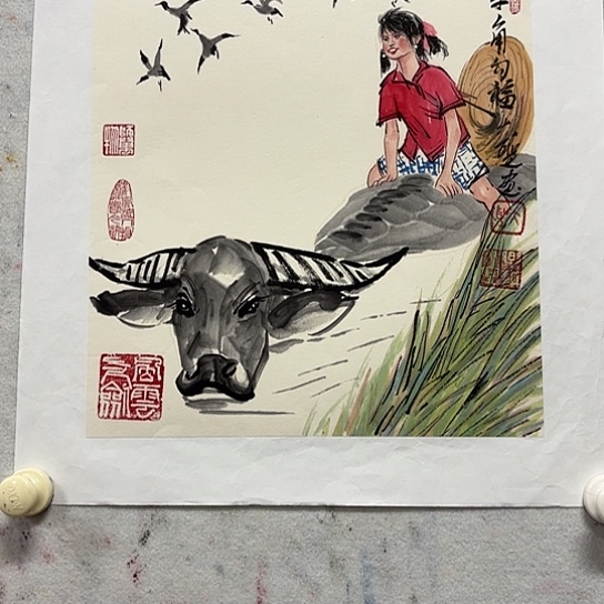 国画我们都是好孩子呀我也