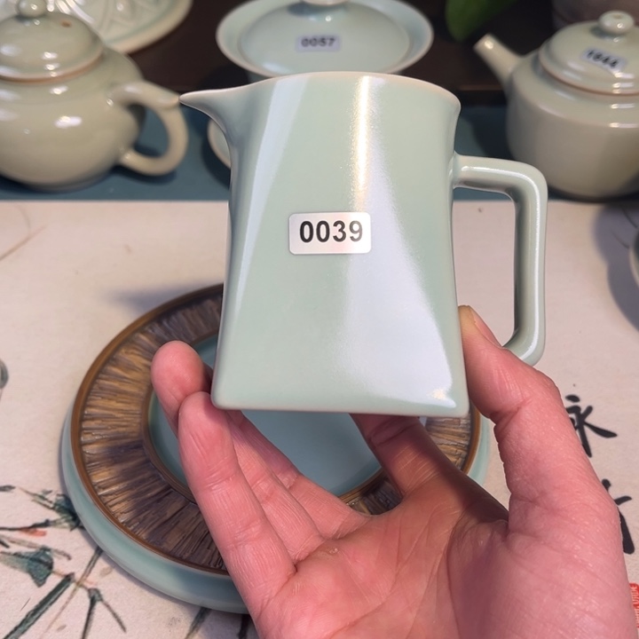 杯子瓷0039 青鸾汝瓷汝州发货