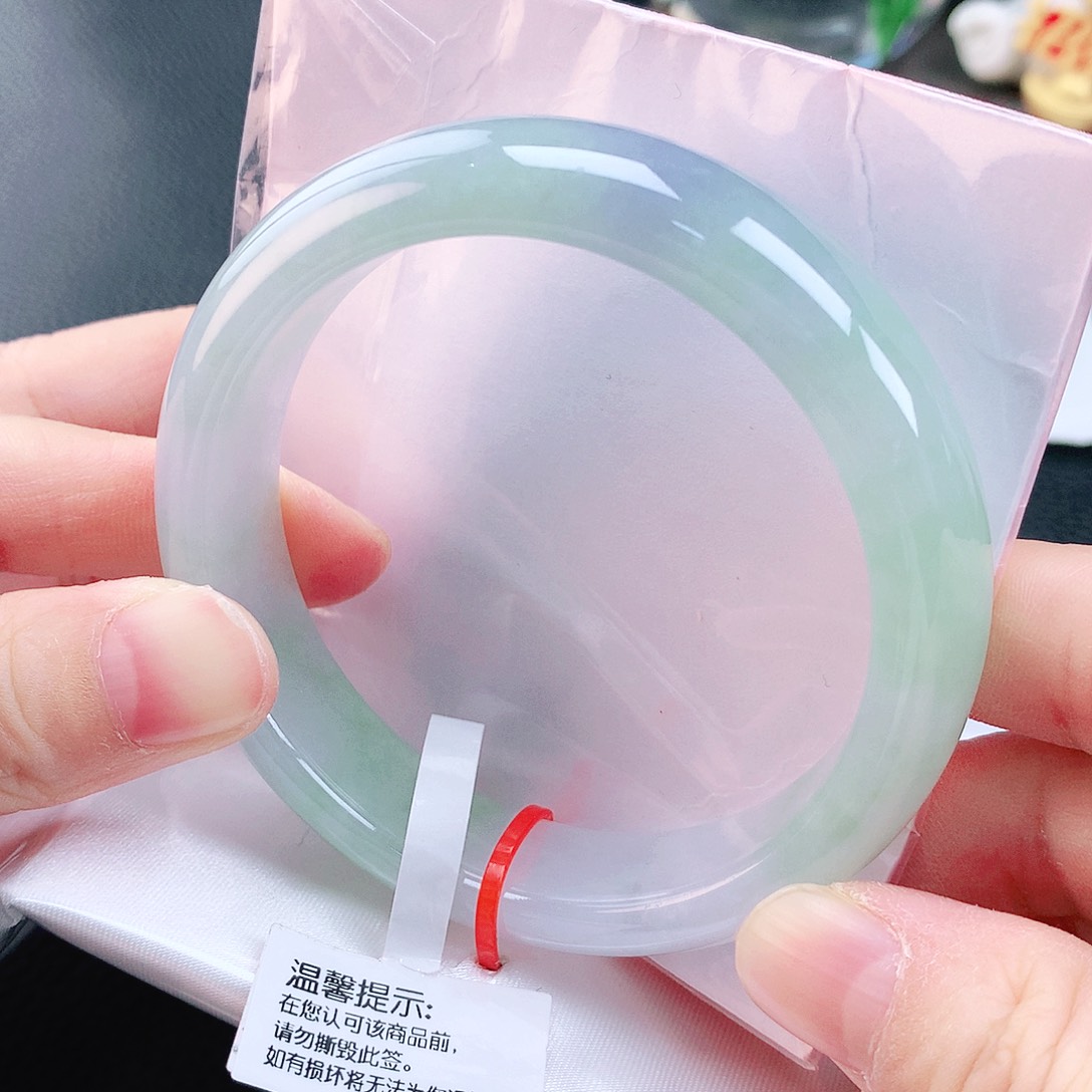 未镶嵌手镯翡翠57轮胎冰春彩