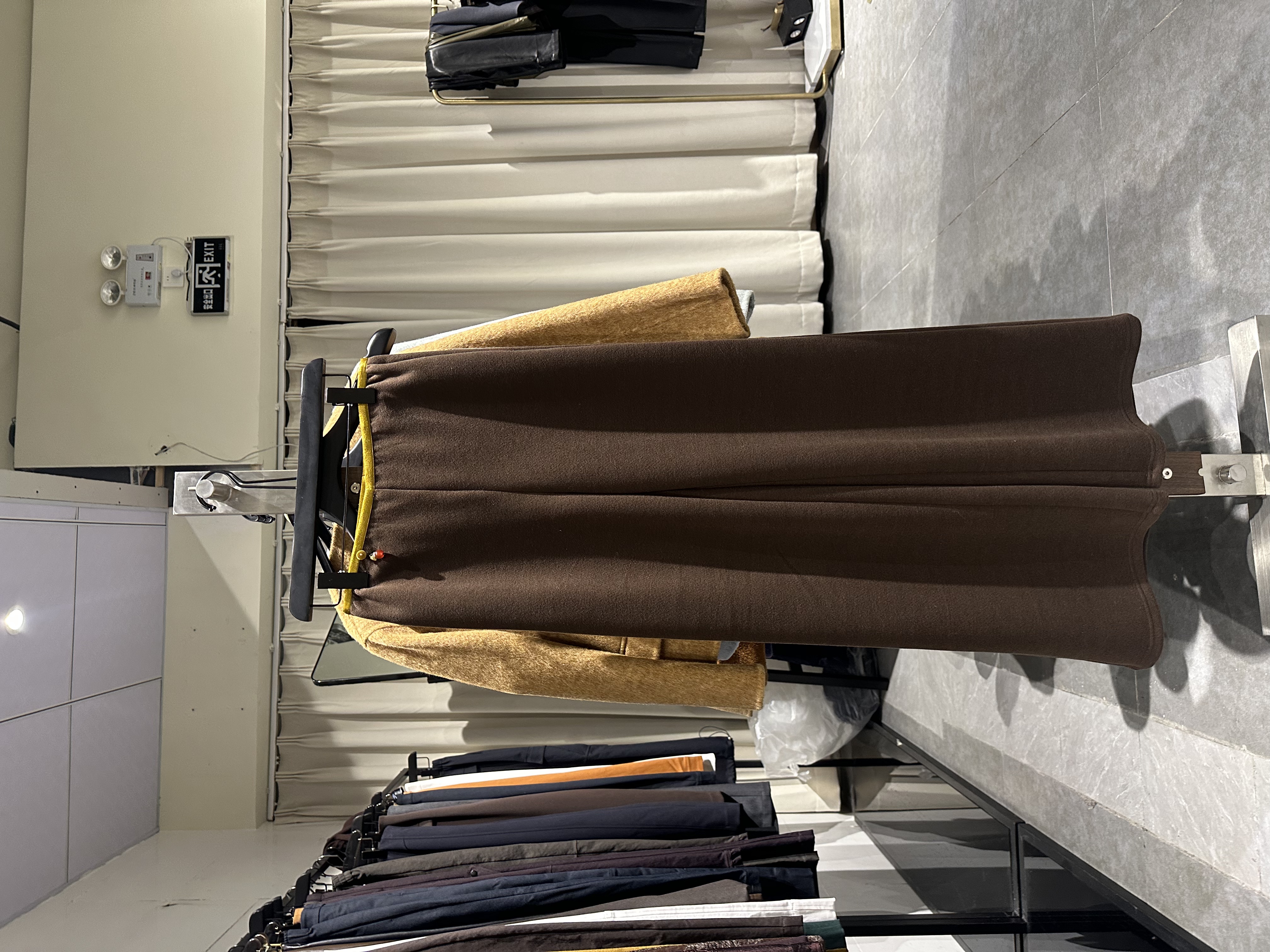 07707复古显瘦百搭秋冬季款中腰休闲裤秋冬毛呢复古百搭