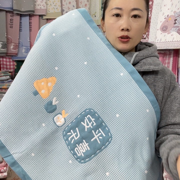 棉特价蓝绿色平安喜乐