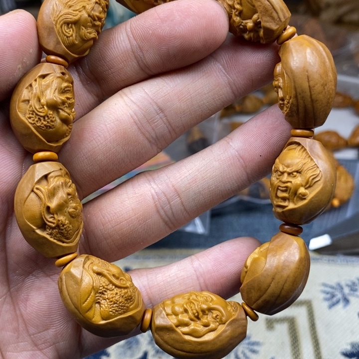 橄榄核手串/手链橄榄核雕工艺手串
