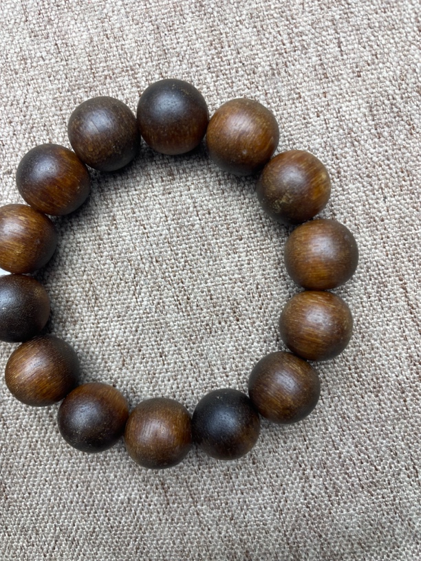 沉香木串文玩老料 手串 69号