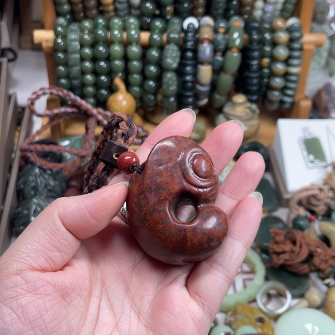 【闪购商品】岫岩河磨玉（透闪石质玉）手把件未镶嵌