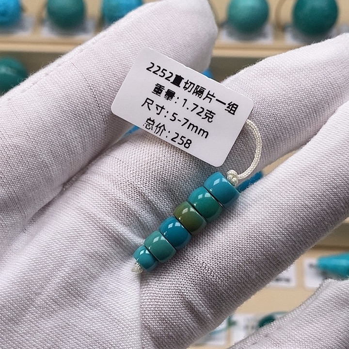 绿松石未镶嵌颈饰