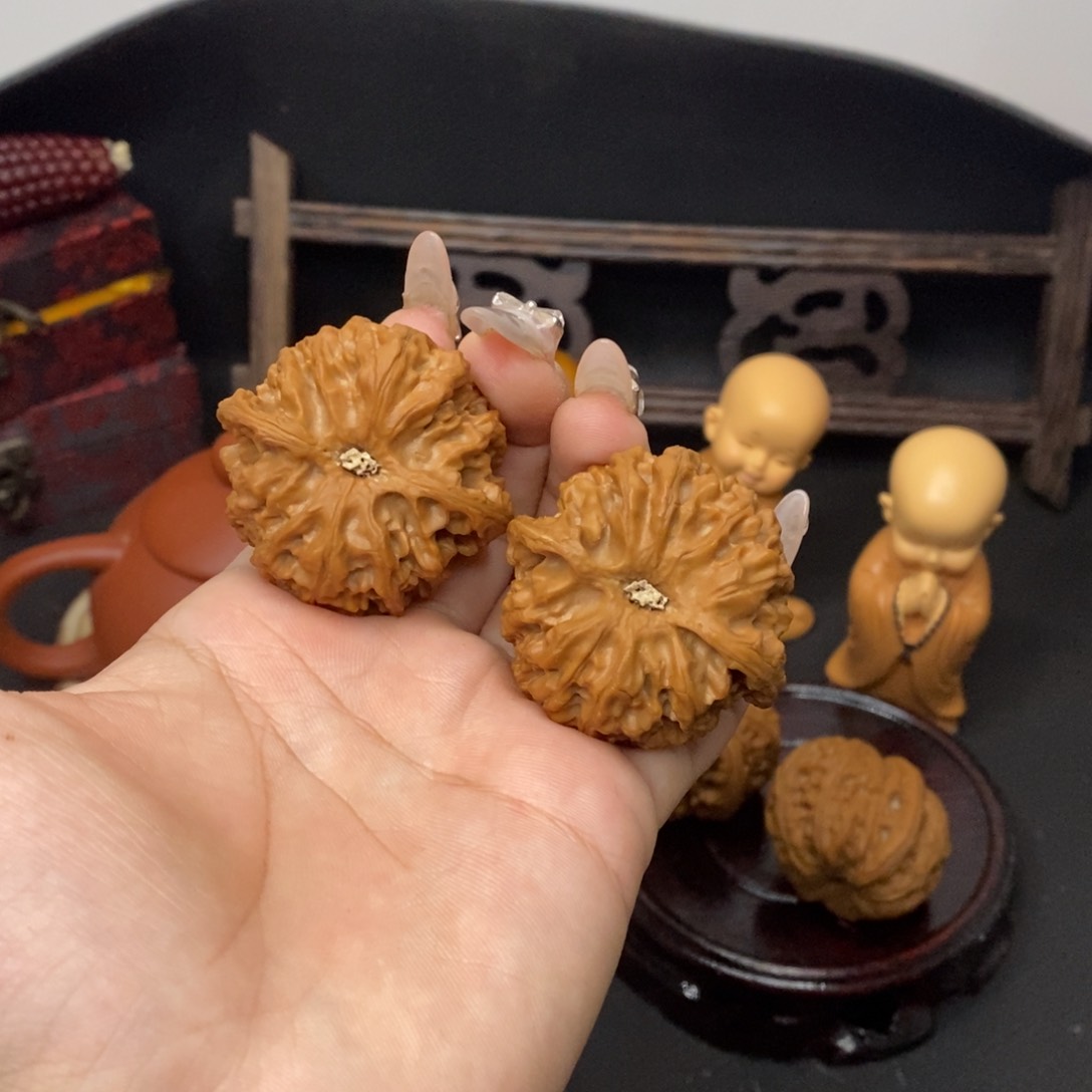 文玩核桃吊坠空*纪42苹果