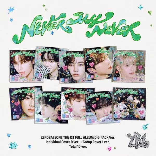 【新品来袭】ZB1 THE 1ST FULL ALBUM [NEVER SAY NEVER] 