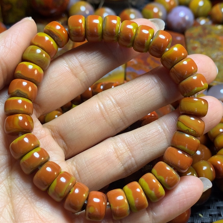 玛瑙/玉髓战国红手串未镶嵌