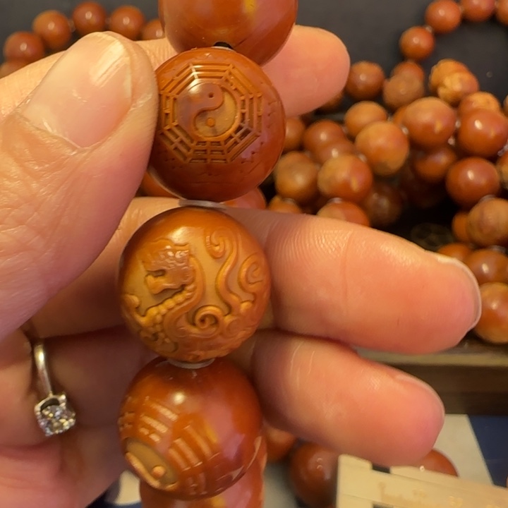 比***张橄榄核手串/手链橄榄核手串