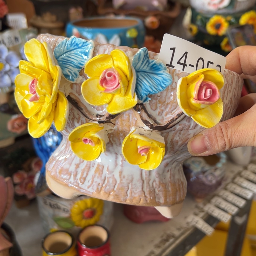 瑕疵1453 多肉花盆，满20米发货爱退款拉黑