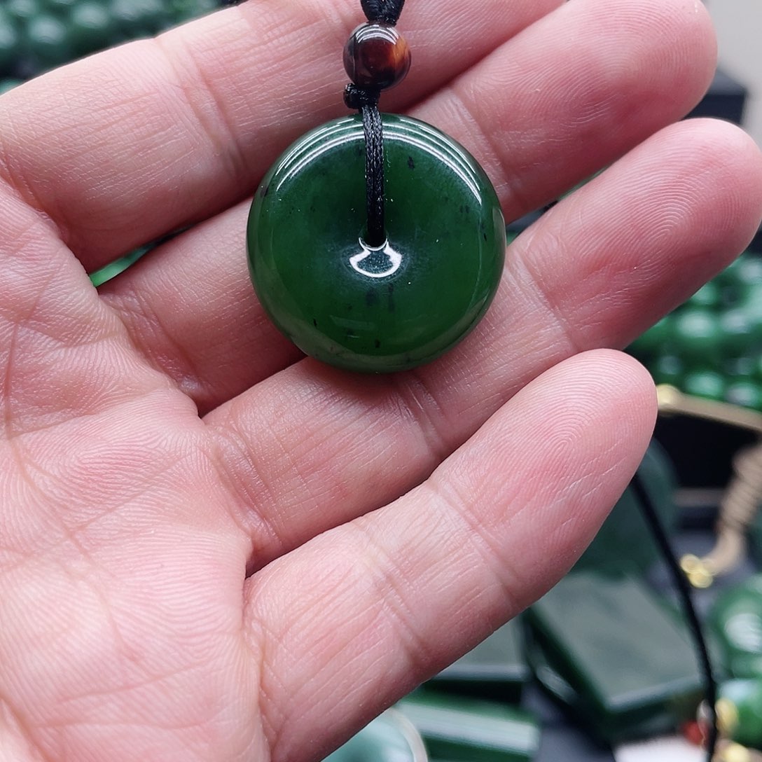 悦****和田玉（碧玉）未镶嵌颈饰