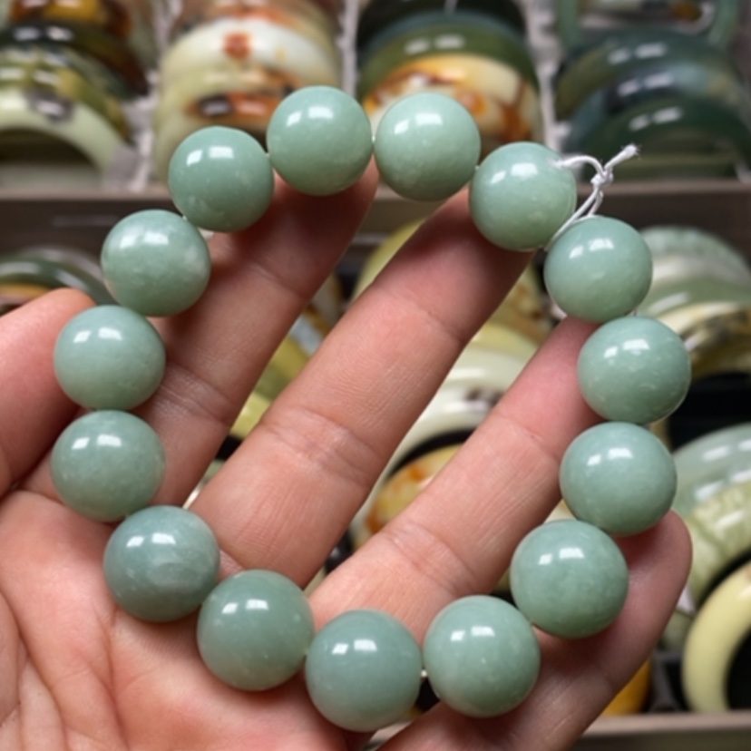 【闪购商品】蛇纹石玉手镯未镶嵌