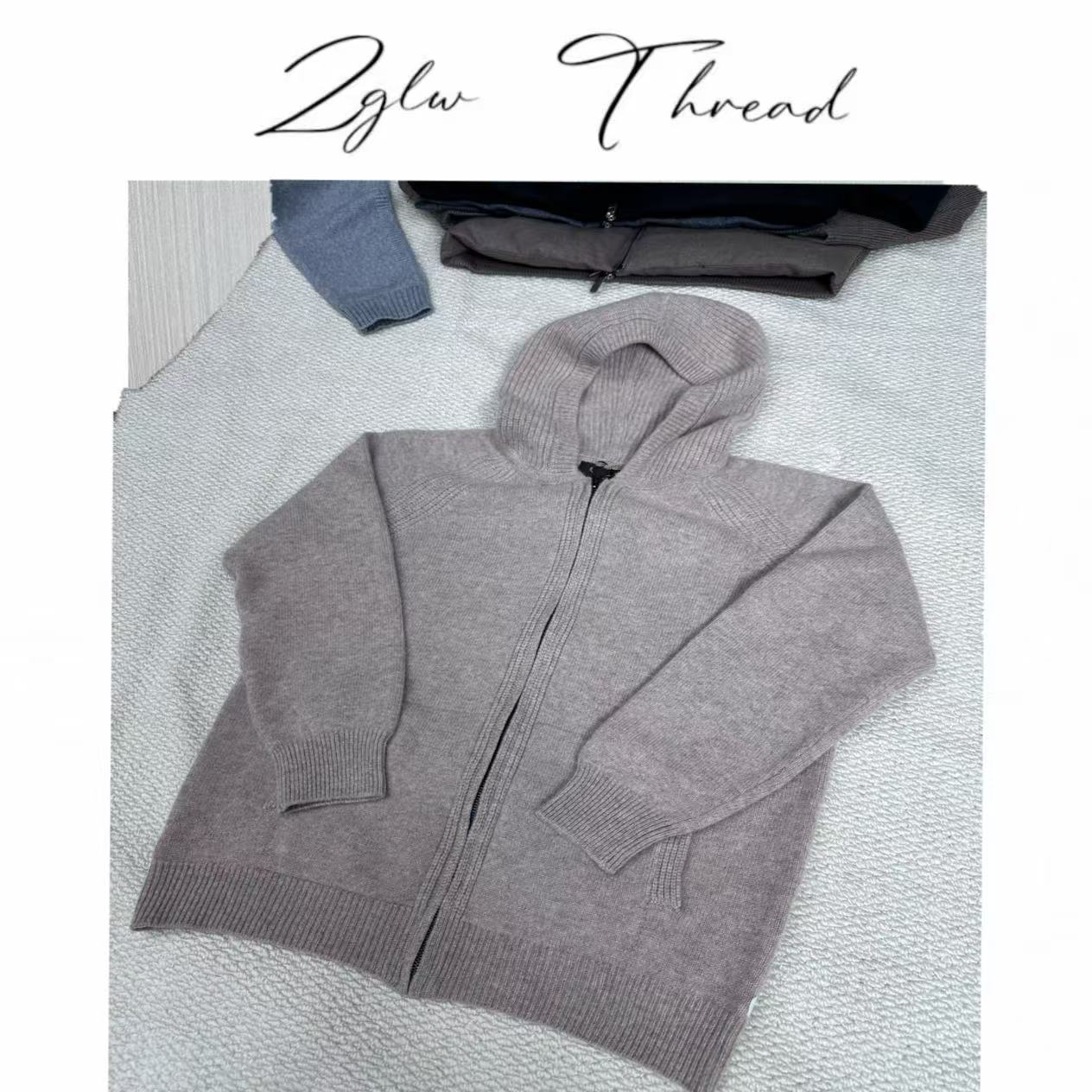 25秋冬新款连帽毛衣