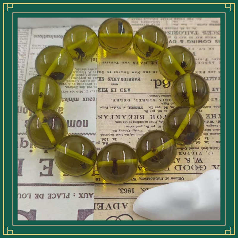 【古典珍藏】蚁珀 G298时尚潮流精品手串