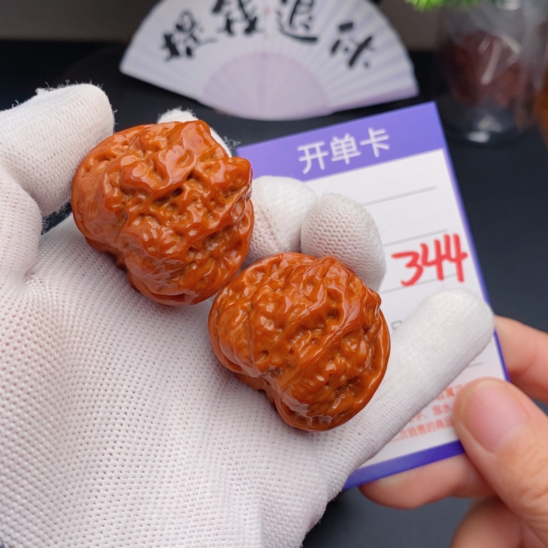 把件文玩核桃36蛤蟆头344