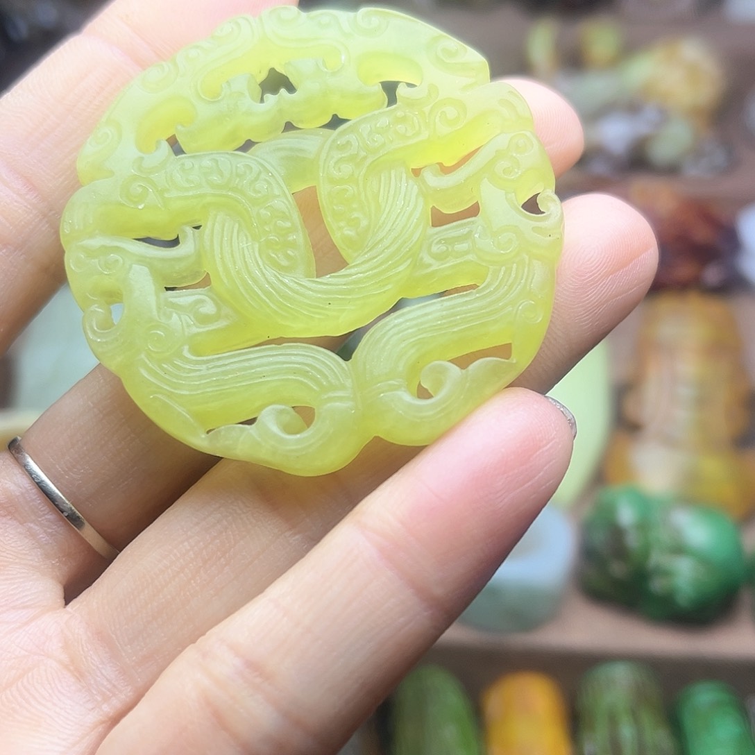 白玉菩提吊坠166。。