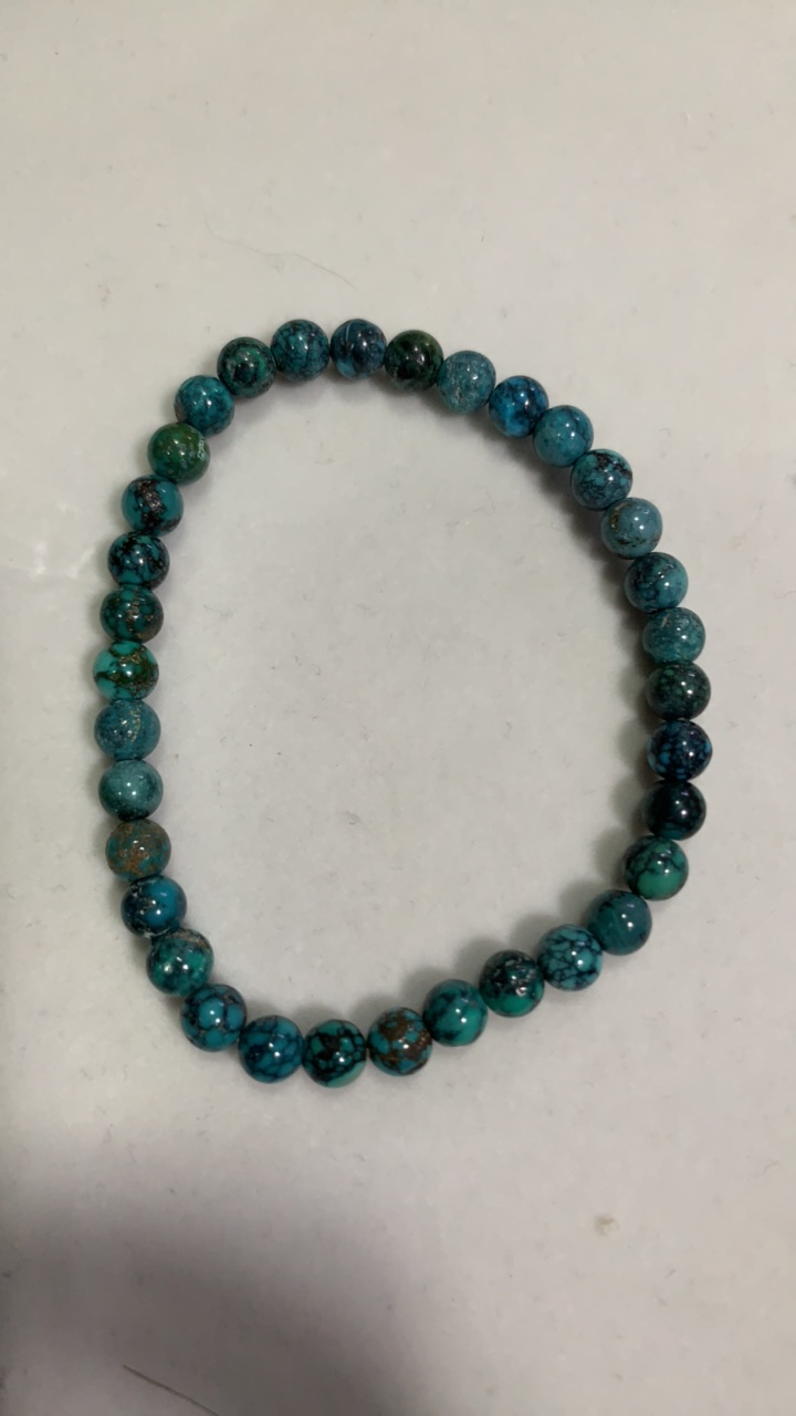 天然原矿绿松石单圈