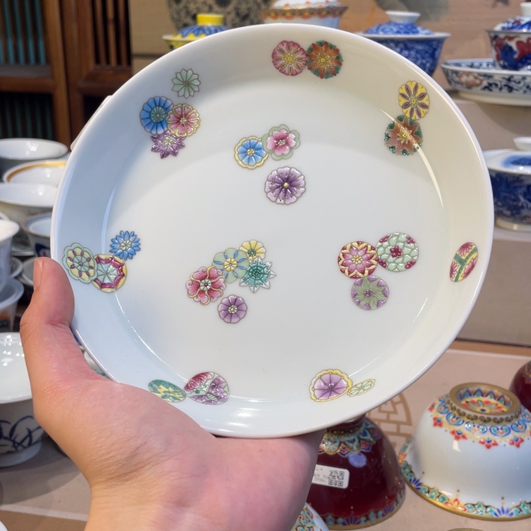 盘景德镇陶瓷景德镇的瓷器