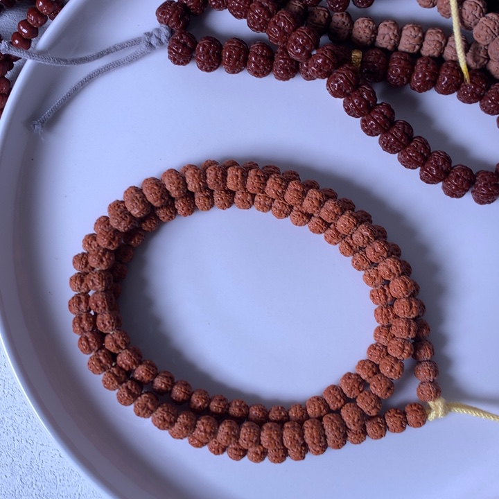 金刚菩提吊坠定制脖挂梅花7.6mm