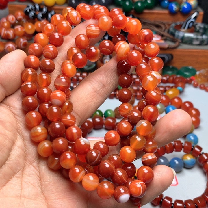 未镶嵌手链玛瑙/玉髓瞢*