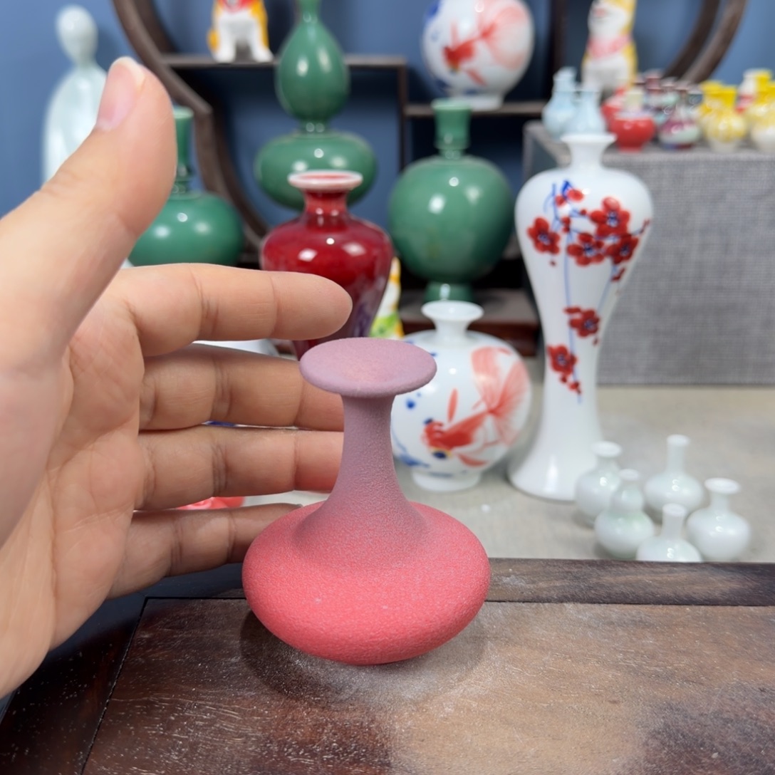 陶瓷手工小花器摆件