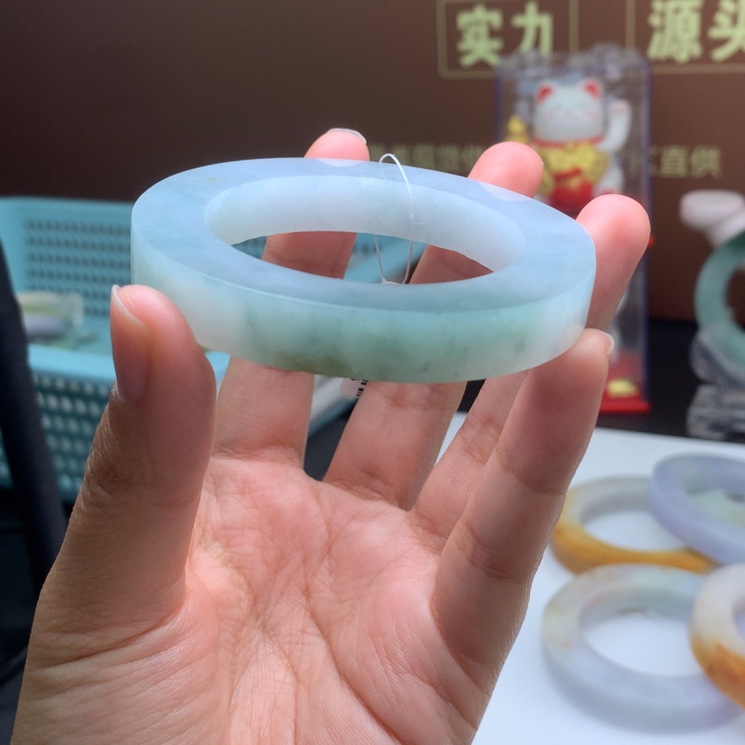 定制翡翠翡翠未镶嵌冰蓝
